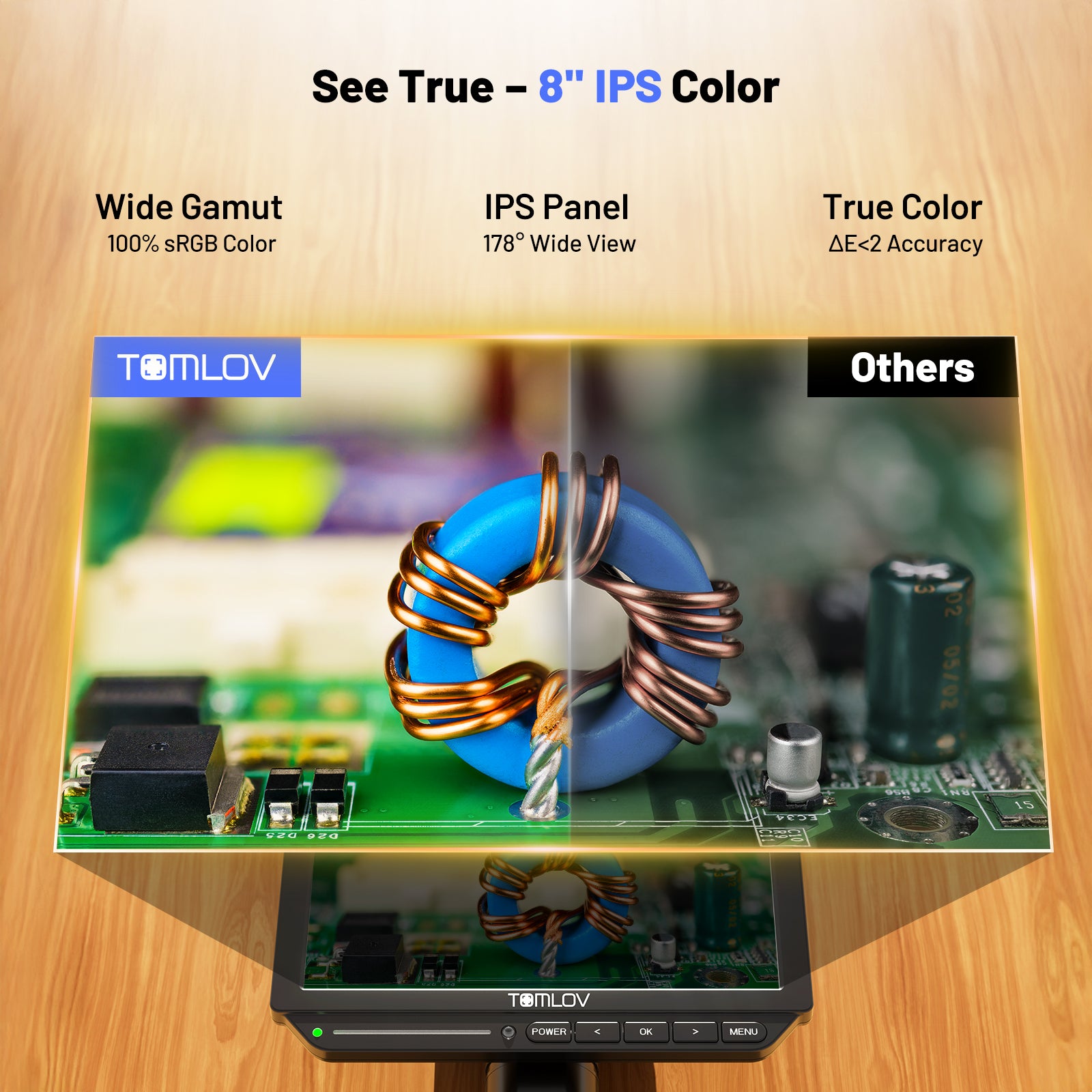 tomlov-tm4k-af-digitalmikroskop-8-zoll-4k-autofokus-flexarm image 5