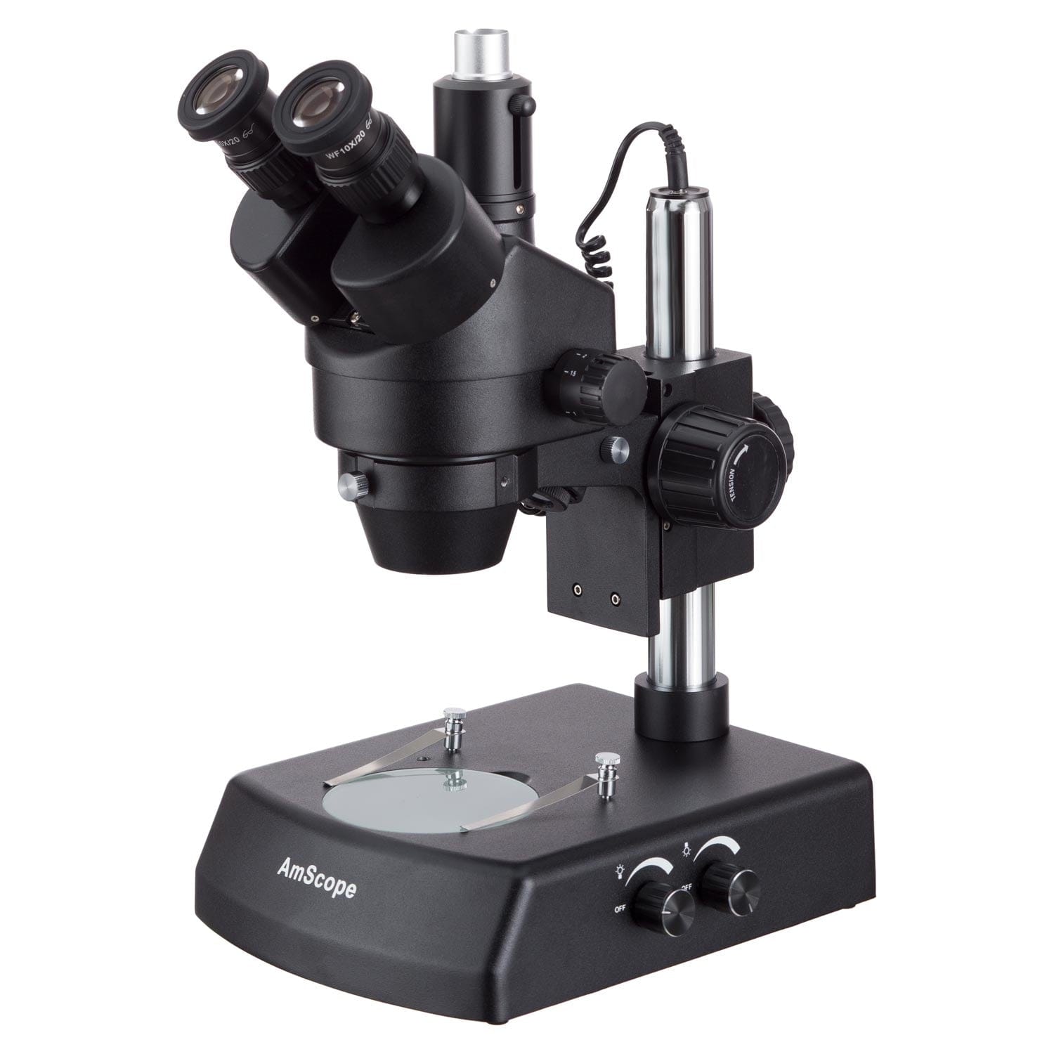 amscope-sm-2t-b-stereomikroskop-trinokular-7x-45x-zoom image 1