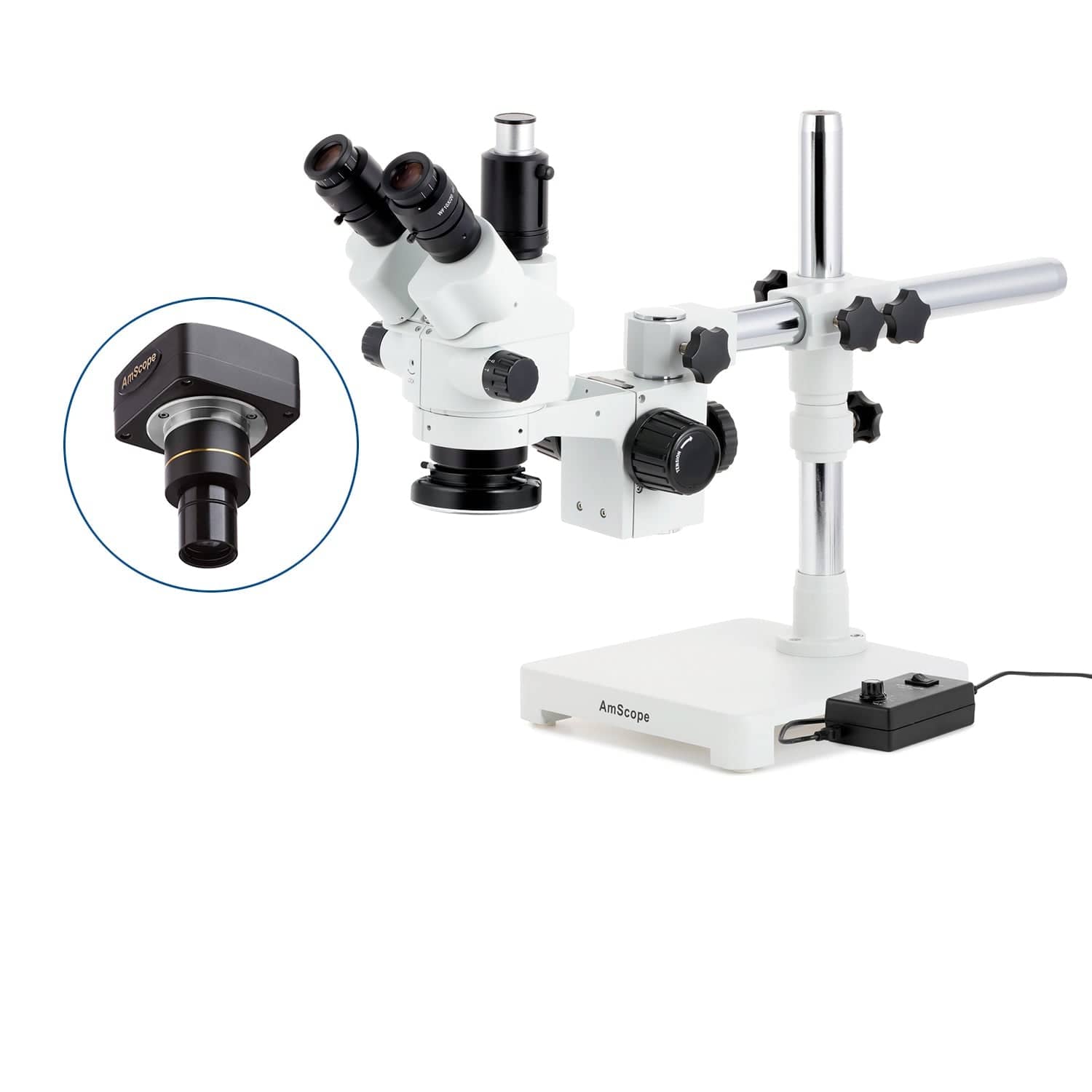amscope-sm-3-7x-45x-trinokular-stereo-mikroskop-single-boom-144-led image 2