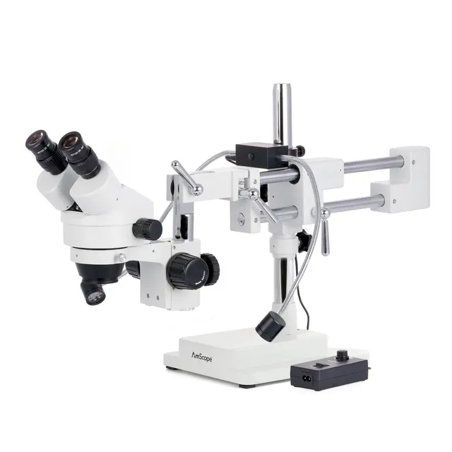 amscope-sm-4b-7x-45x-stereo-mikroskop-binokular-doppelarm-led image 1