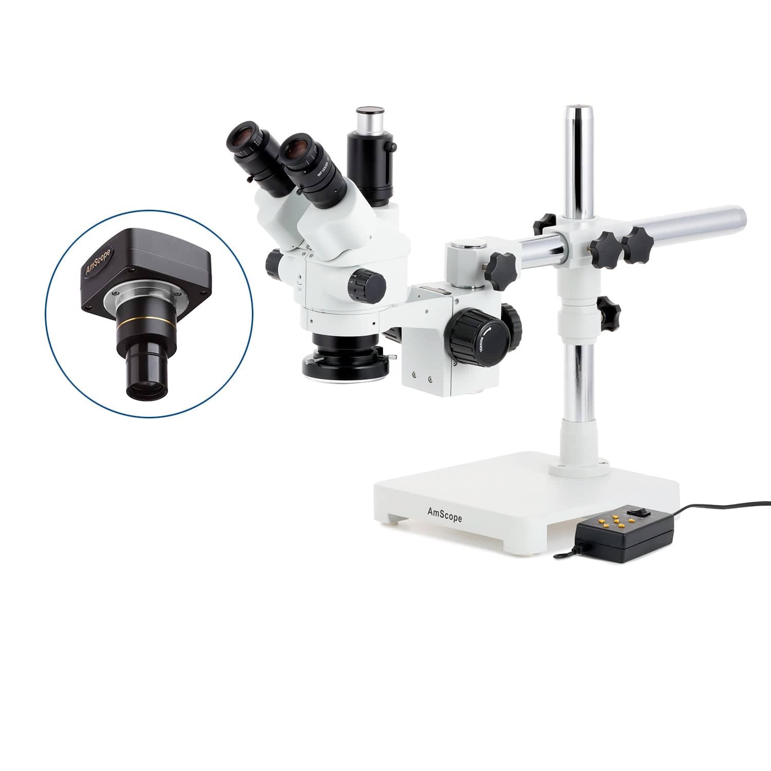 amscope-sm-3-stereomikroskop-7x-45x-trinokular-mit-boom-stativ image 2