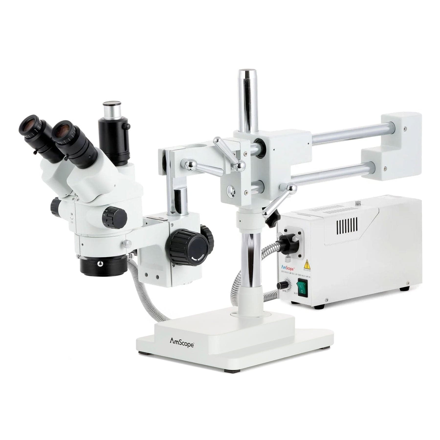 amscope-sm-4-trinokulares-stereomikroskop-7x-45x-halogen-boom image 1