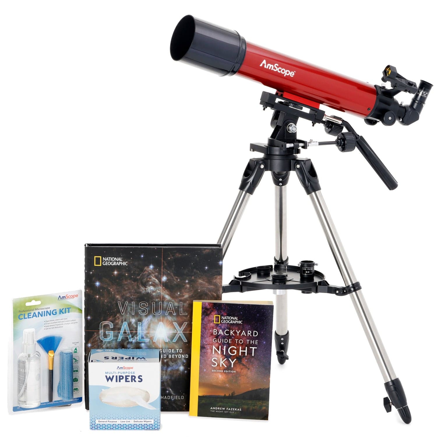 amscope-stellar-refraktor-teleskop-90mm-600mm-bundle-okulare image 3