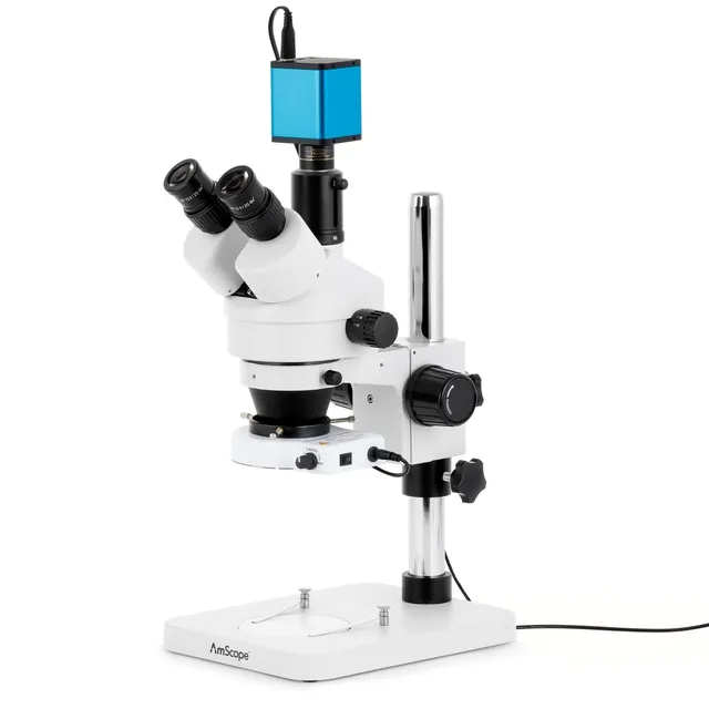 amscope-sm-1-stereomikroskop-7x-45x-s-ulenstativ-led-hdmi image 1
