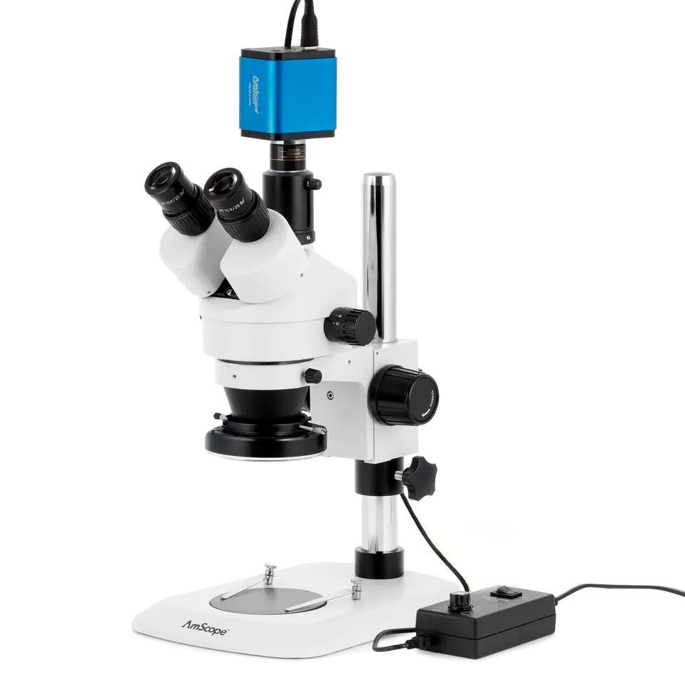 amscope-sm-1-zoom-stereo-mikroskop-7x-45x-hdmi-stativ image 1