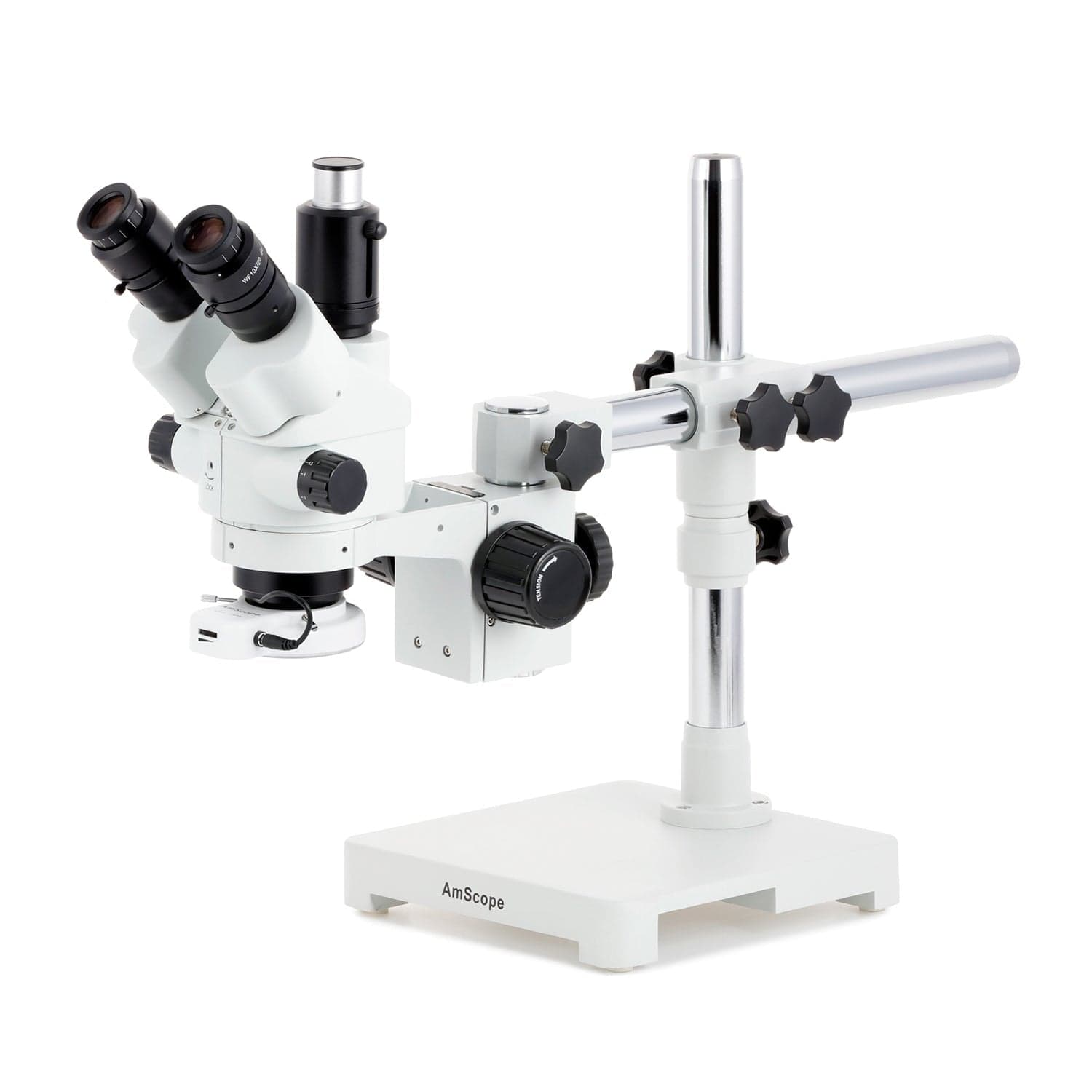 amscope-sm-3ntp-stereomikroskop-7-45x-hdmi-einarm-stativ image 2
