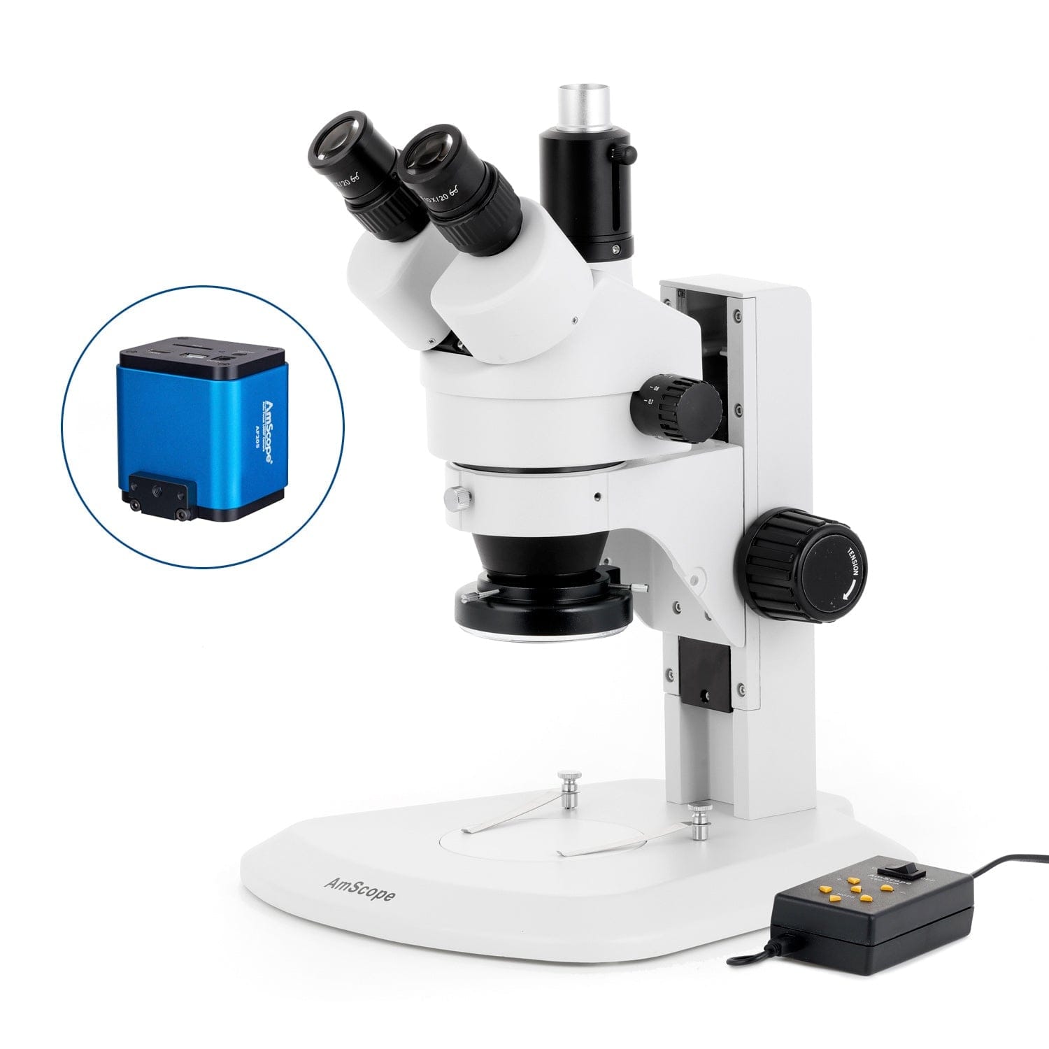 amscope-sm-1-7x-45x-stereo-mikroskop-trinokular-144-led-track-stativ image 7