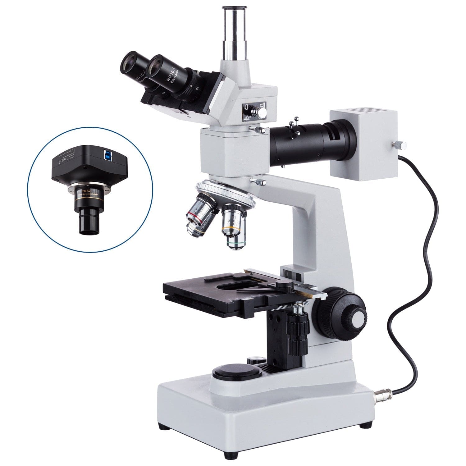 amscope-me300-metallmikroskop-40x-1000x-trinokular-halogen image 3