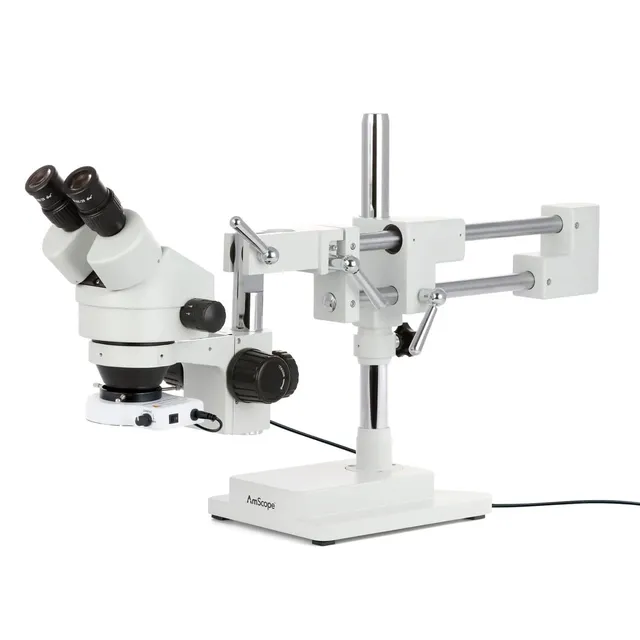 amscope-sm-4b-stereomikroskop-7x-45x-binokular-80-led-doppelarm image 1