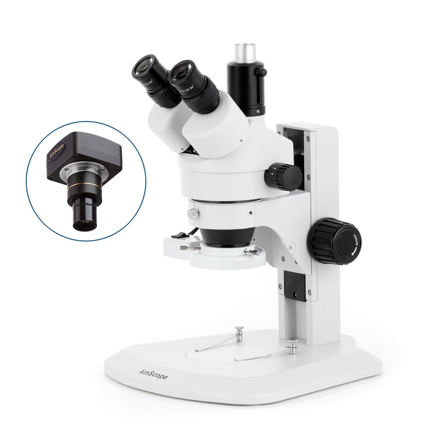 amscope-sm-1-trinokular-stereomikroskop-7x-45x-track-stand image 2