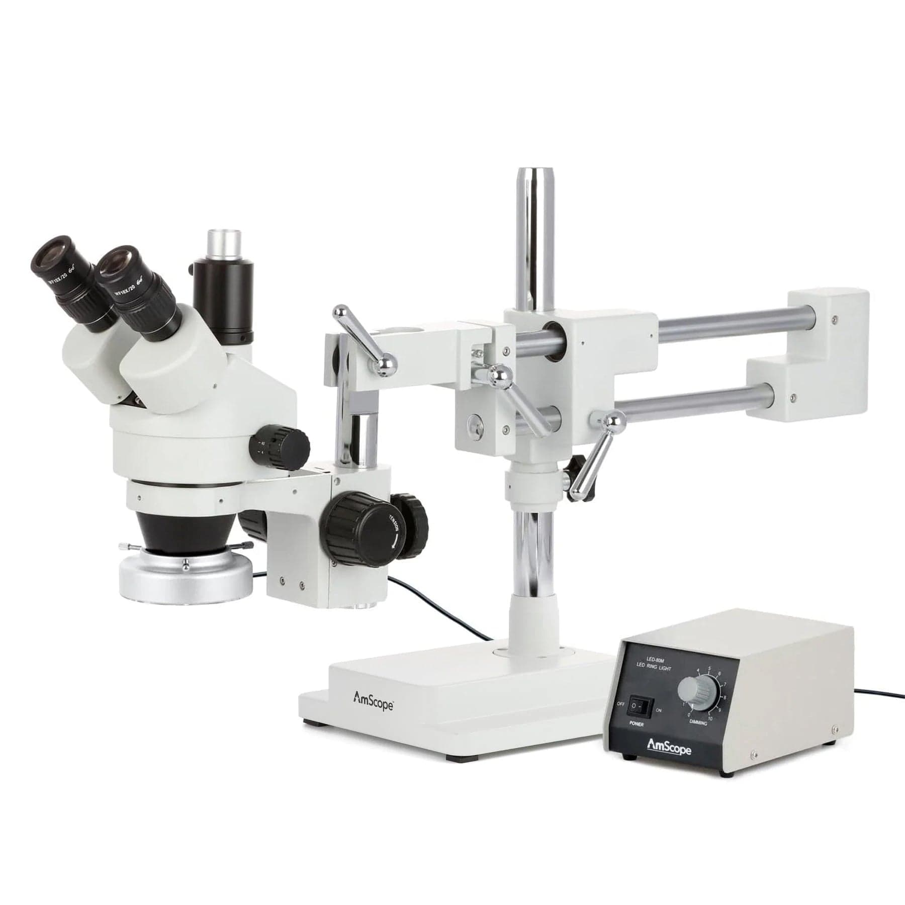 amscope-sm-4-stereomikroskop-simulfokal-7x-45x-doppelarm image 1