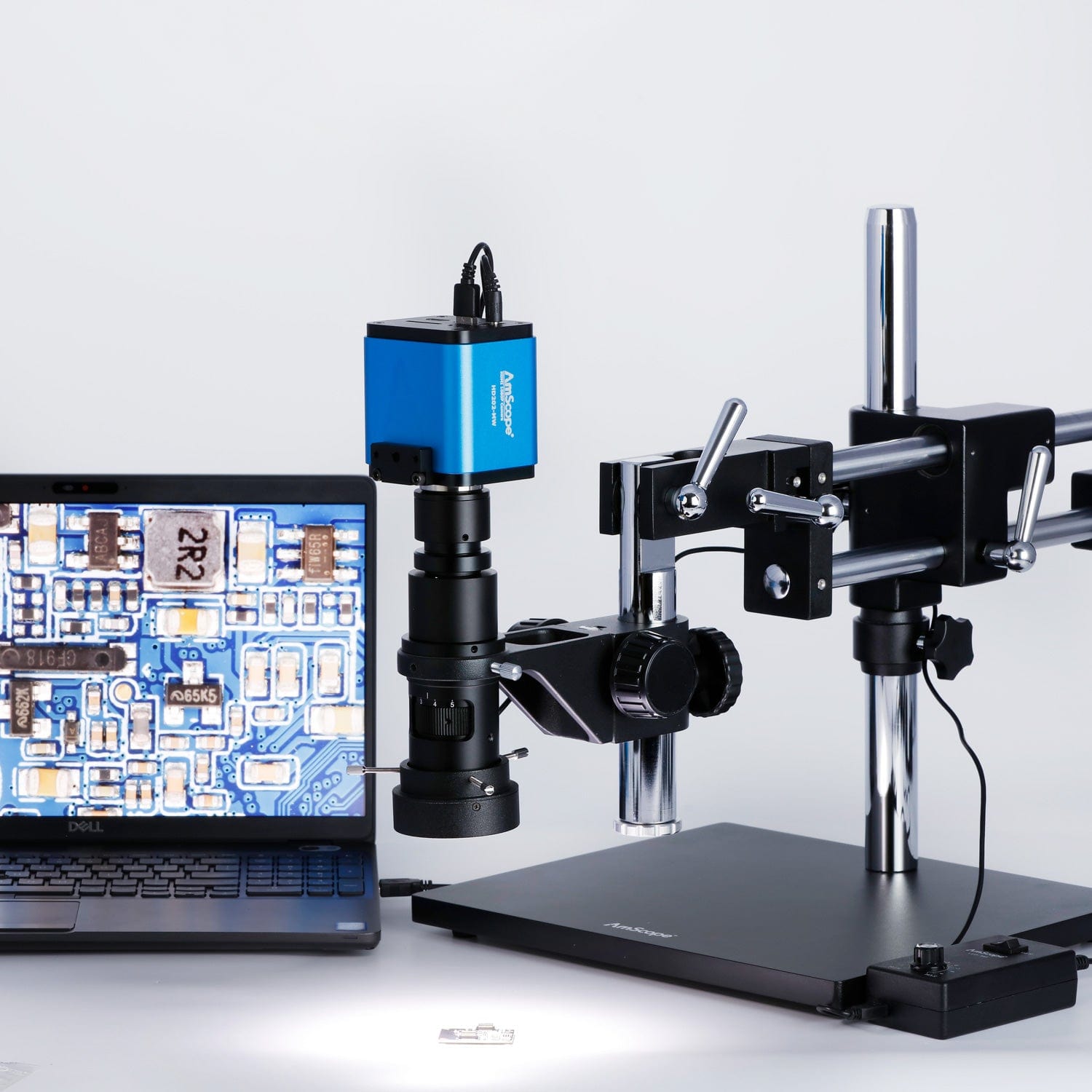 amscope-h800-zoom-stereomikroskop-5x-hdmi-kamera-led-ringlicht image 2