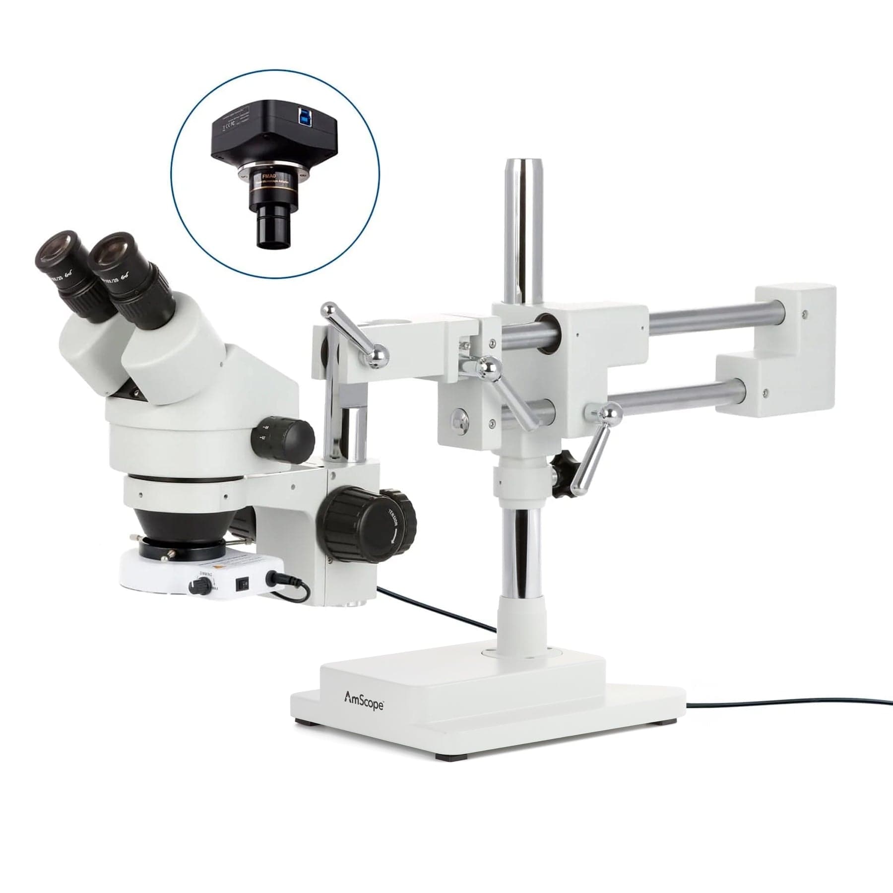 amscope-sm-4b-stereomikroskop-7x-45x-binokular-80-led-doppelarm image 2