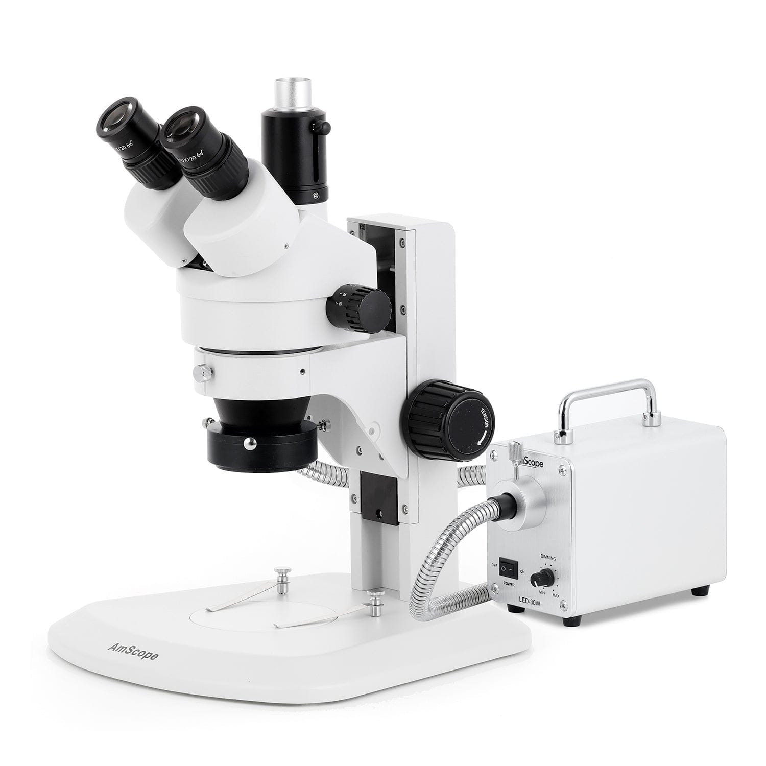 amscope-sm-1-stereomikroskop-7x-45x-led-ringlicht-track-stativ image 1