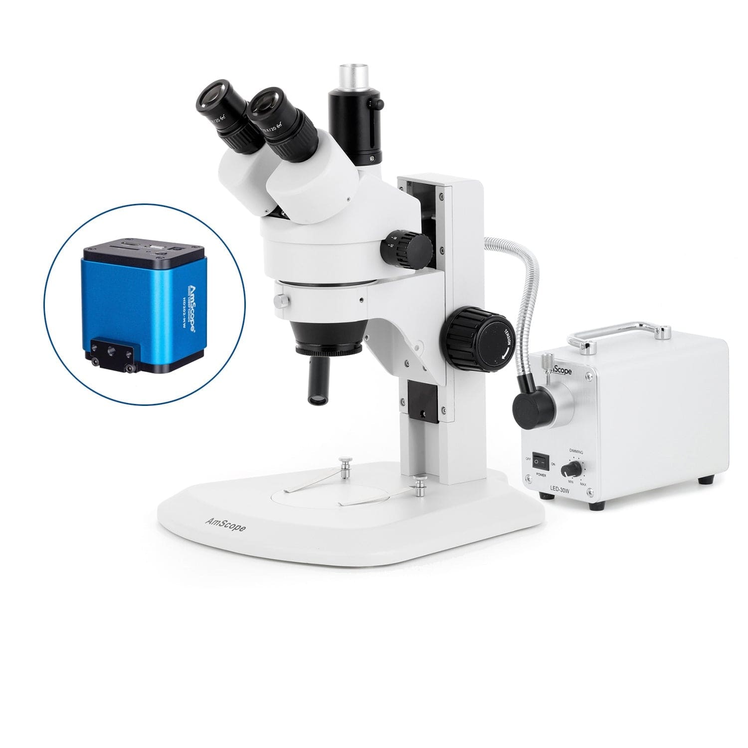 amscope-sm-1-stereomikroskop-7x-45x-hdmi-schwanenhals-stativ image 5