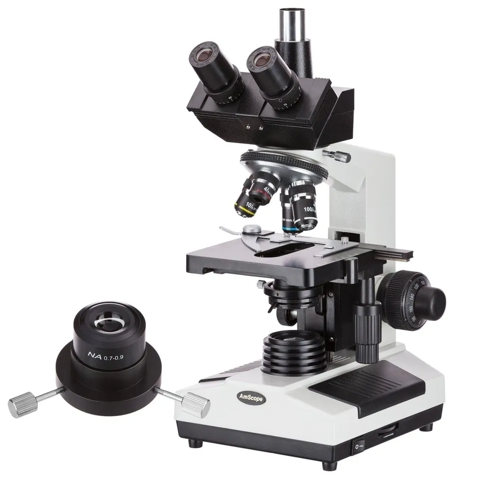 amscope-t390-dunkelfeldmikroskop-trinokular-40x-1000x-halogen image 1