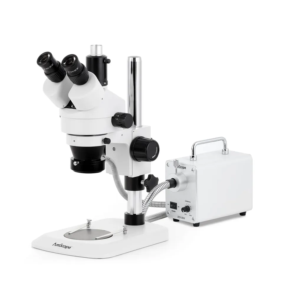 amscope-sm-1-trinokular-stereomikroskop-7x-45x-led-ringlicht-faseroptik image 1