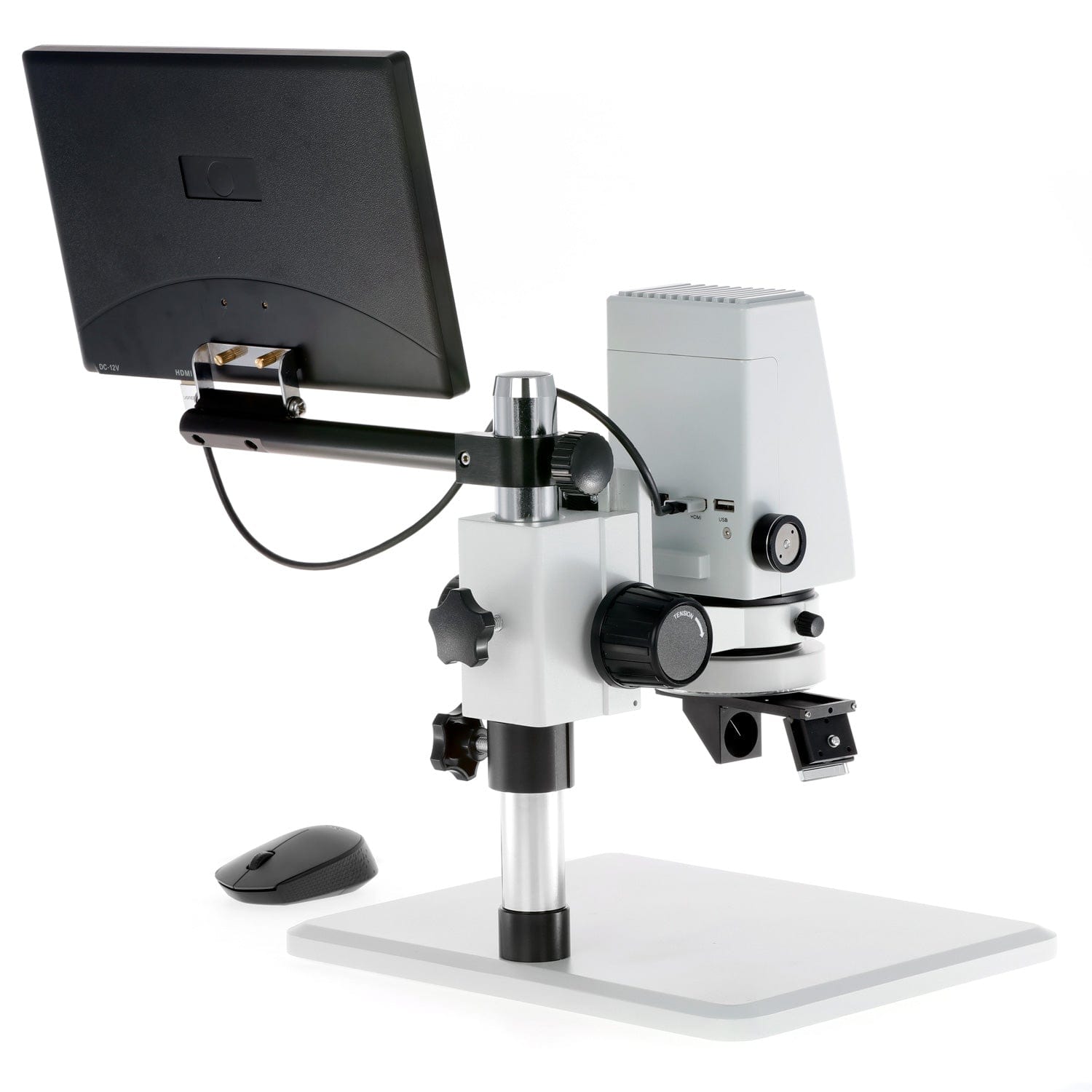 amscope-dm750-digital-inspektionsmikroskop-5x-monitor-11-6-1080p image 3