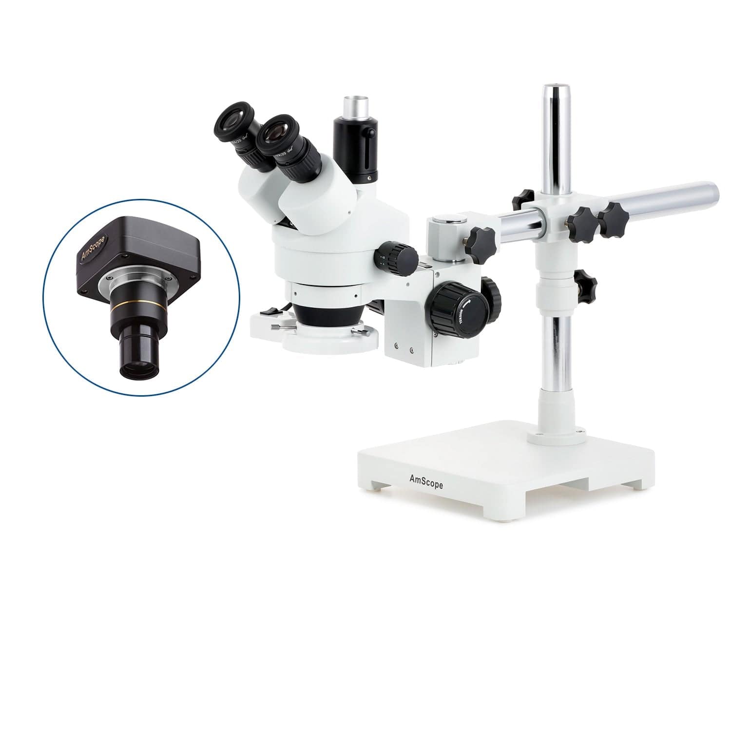 amscope-sm-3t-stereomikroskop-7x-45x-fluoreszenz-ringlicht-boom image 2