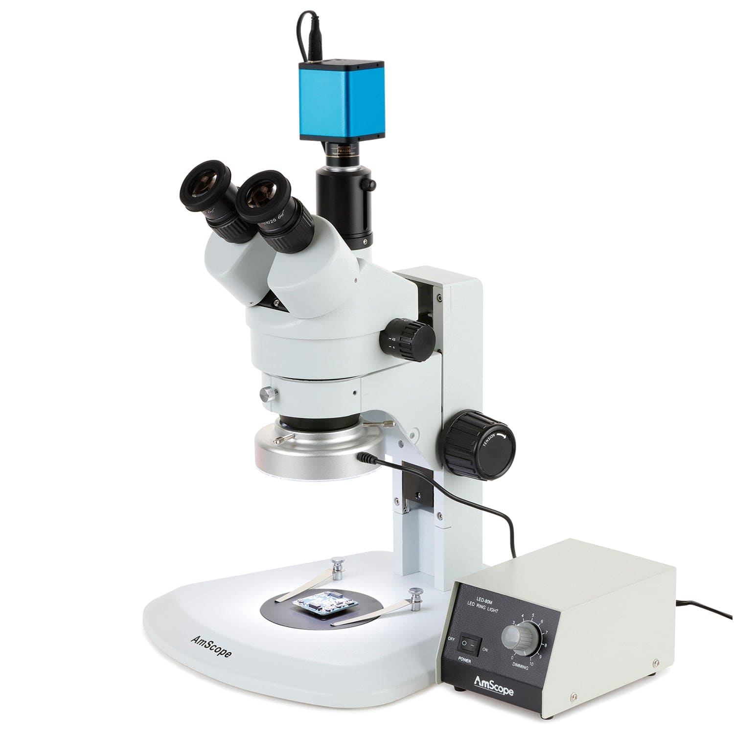 amscope-sm-1-stereomikroskop-trinokular-7x-45x-led-ringlicht image 1