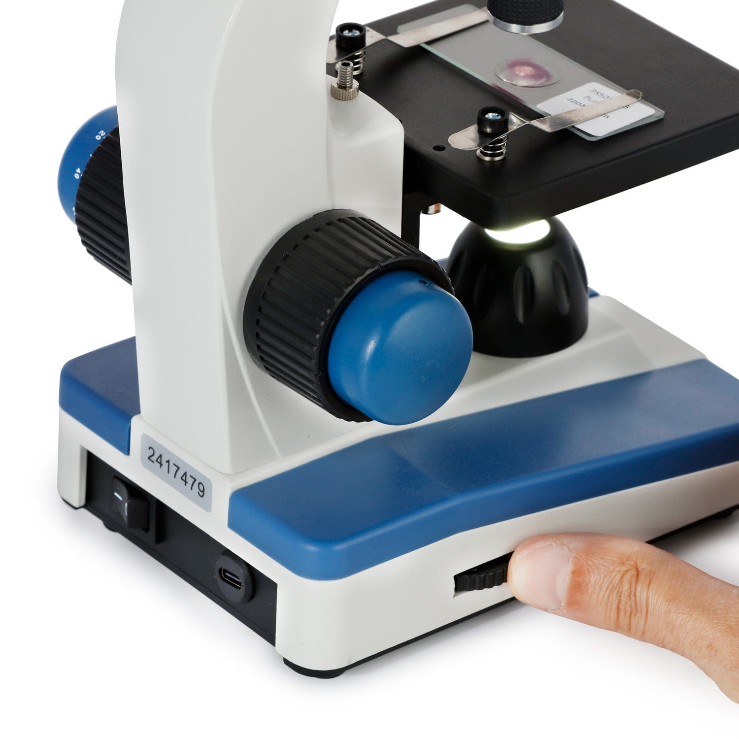amscope-m150c-monokulares-mikroskop-400x-led-mit-pr-parateset image 6