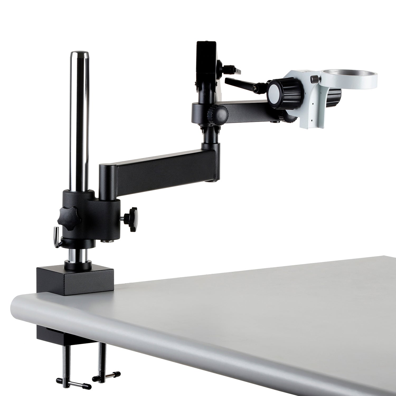 amscope-apc-84-gelenkarm-stativ-84mm-mit-klemme image 1