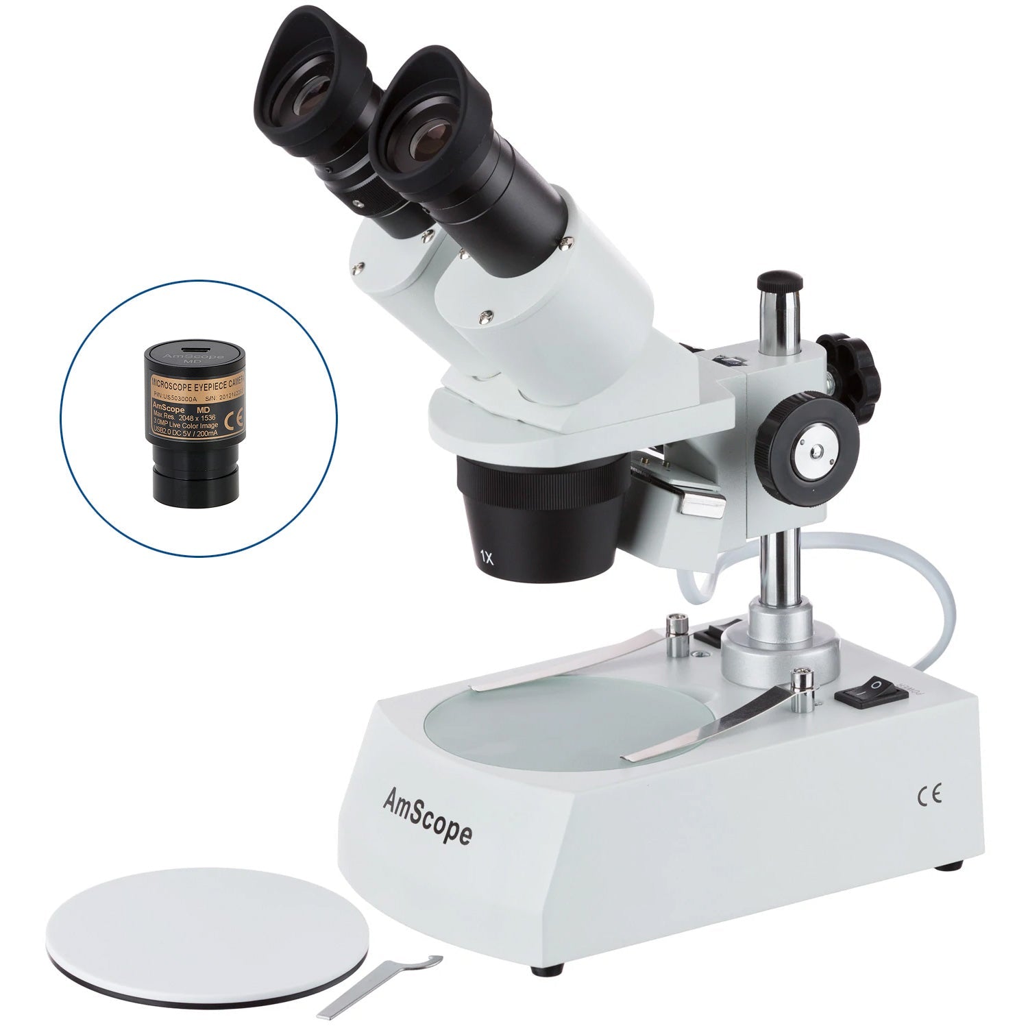 amscope-se305-stereo-mikroskop-20x-60x-halogen-kompakt image 2