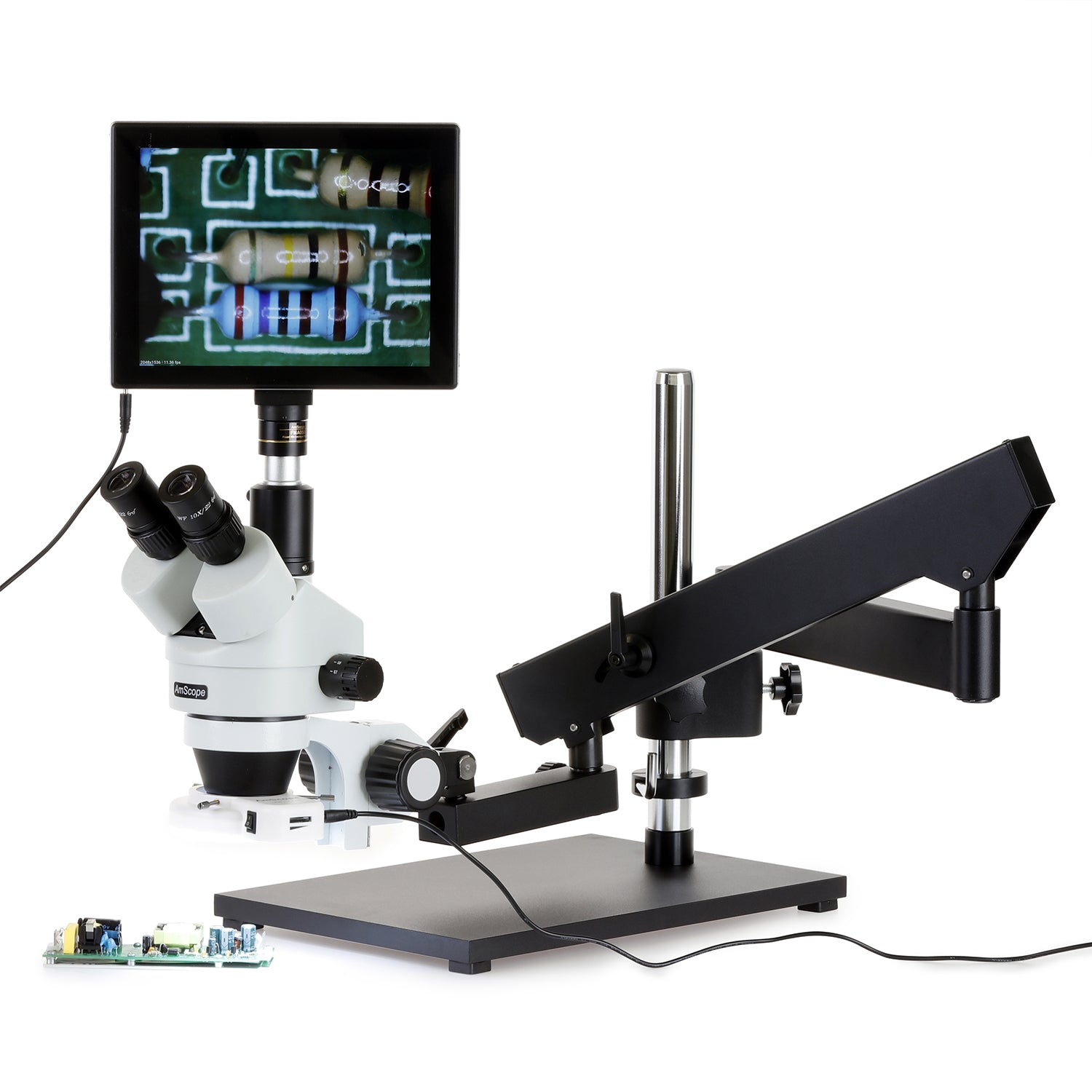 amscope-asb-84-gelenkarm-stativ-84mm-mit-grundplatte image 5