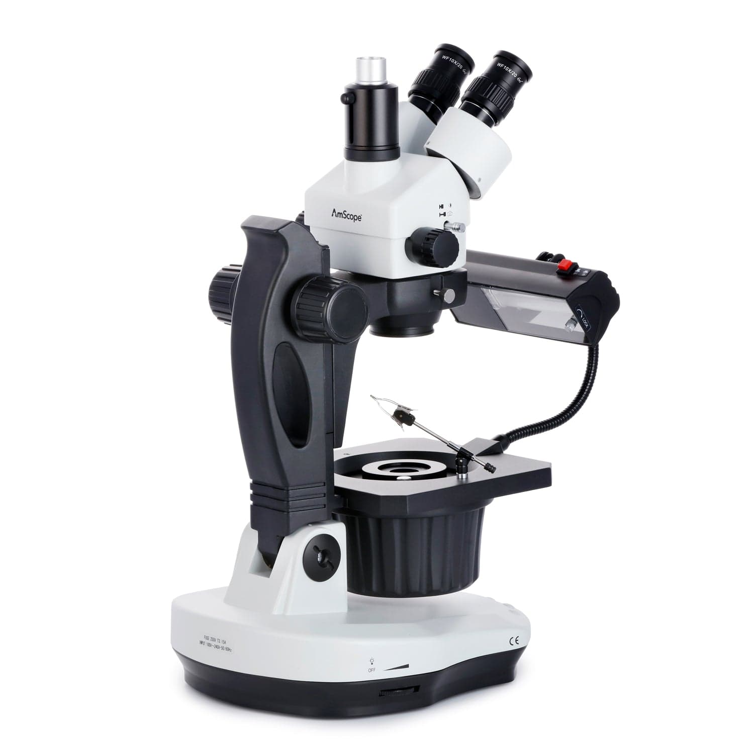amscope-gm400-juwelier-stereomikroskop-7x-45x-trinokular image 6