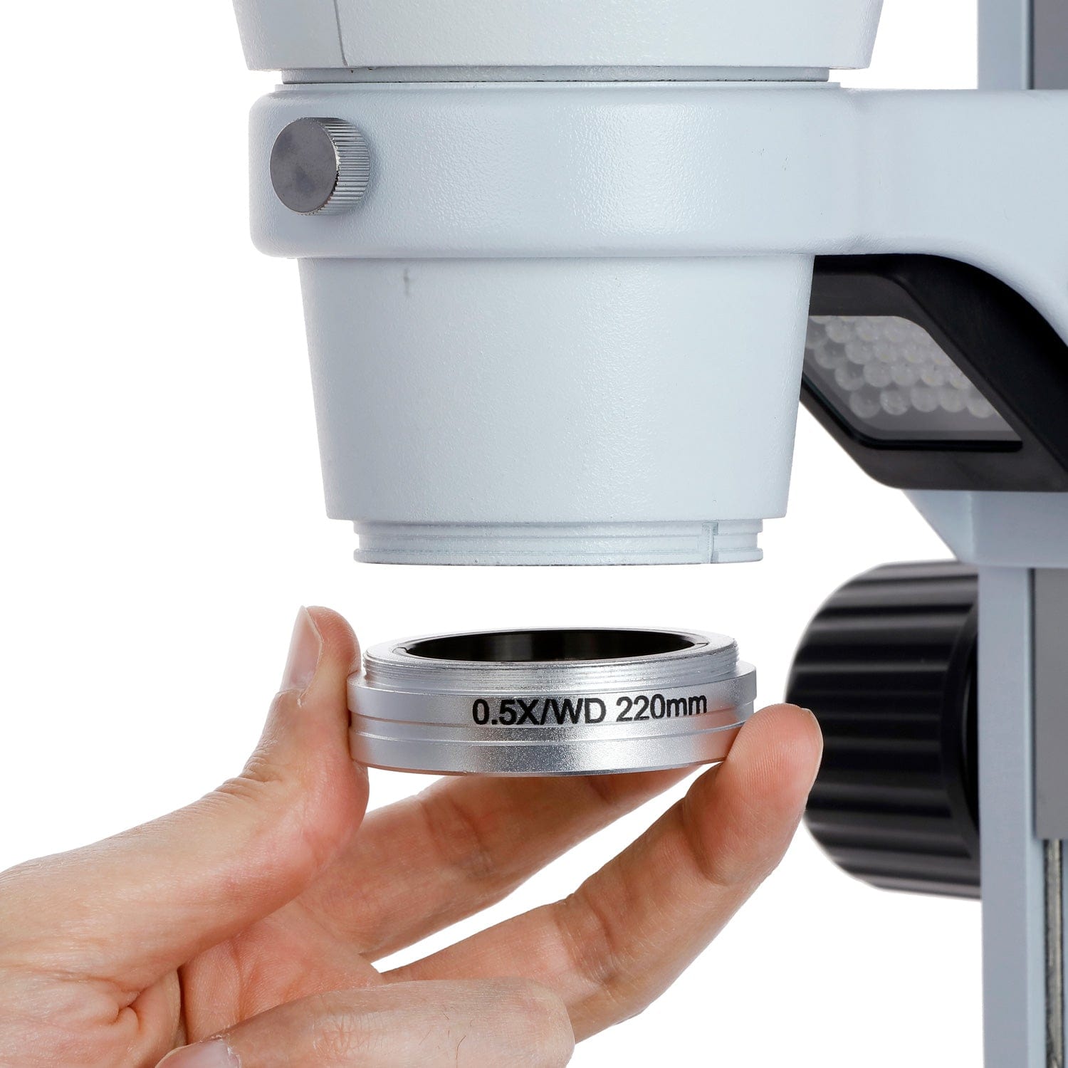 amscope-sf05-barlowlinse-0-5x-stereomikroskop-zubeh-r-54-mm image 3
