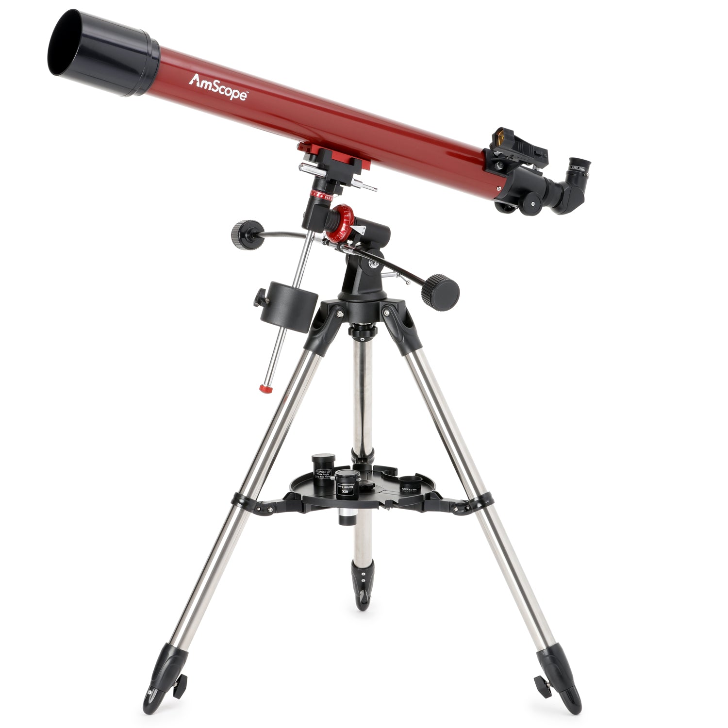 amscope-tls-meq-70900-refraktor-teleskop-70-900-eq-montierung image 1