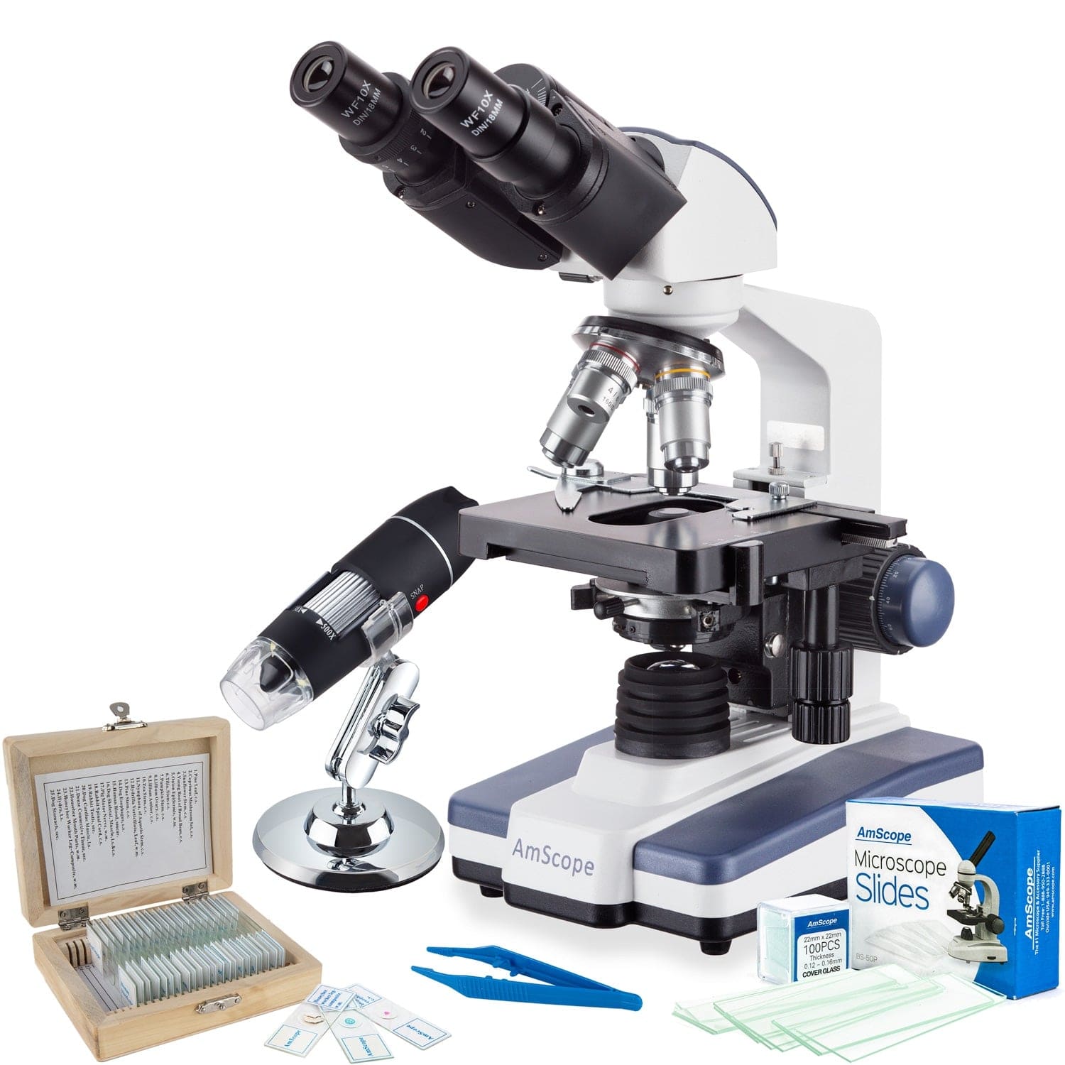 amscope-b120-binokular-compound-mikroskop-led-40x-2500x-set image 1