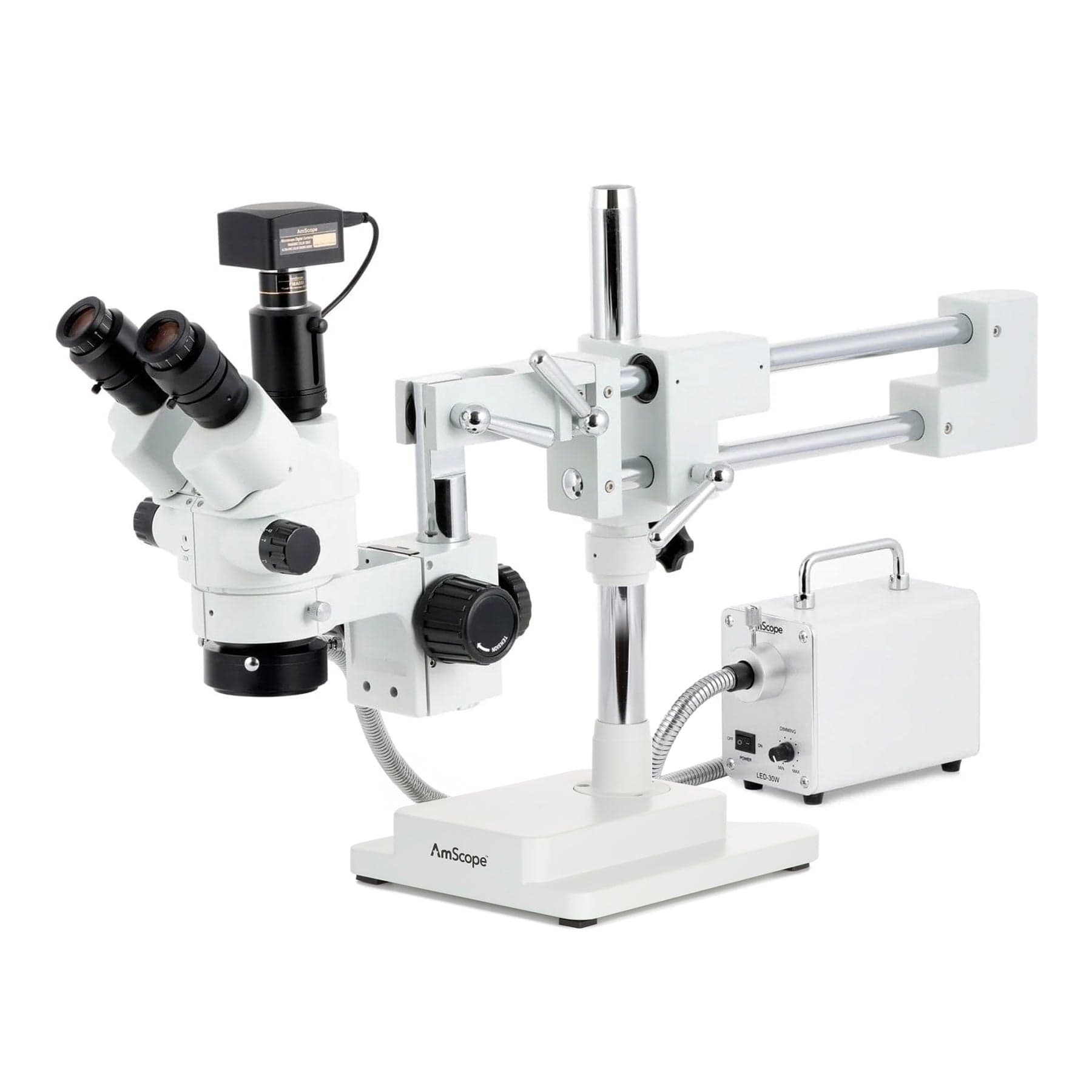 amscope-sm-4ntp-stereo-mikroskop-7x-45x-mit-doppelarm-stativ-led image 4