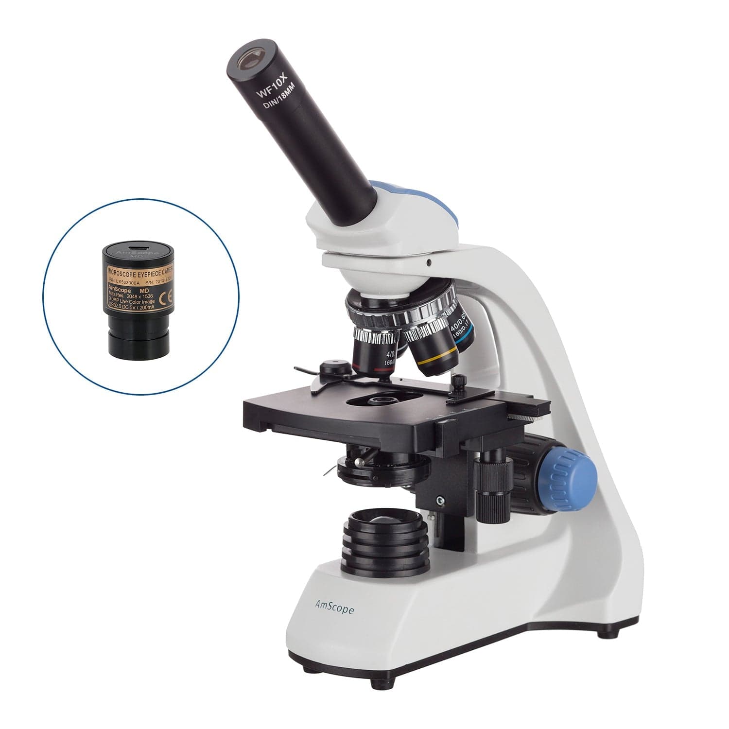 amscope-m250-mikroskop-40x-1000x-monokular-led-ohne-kamera image 2