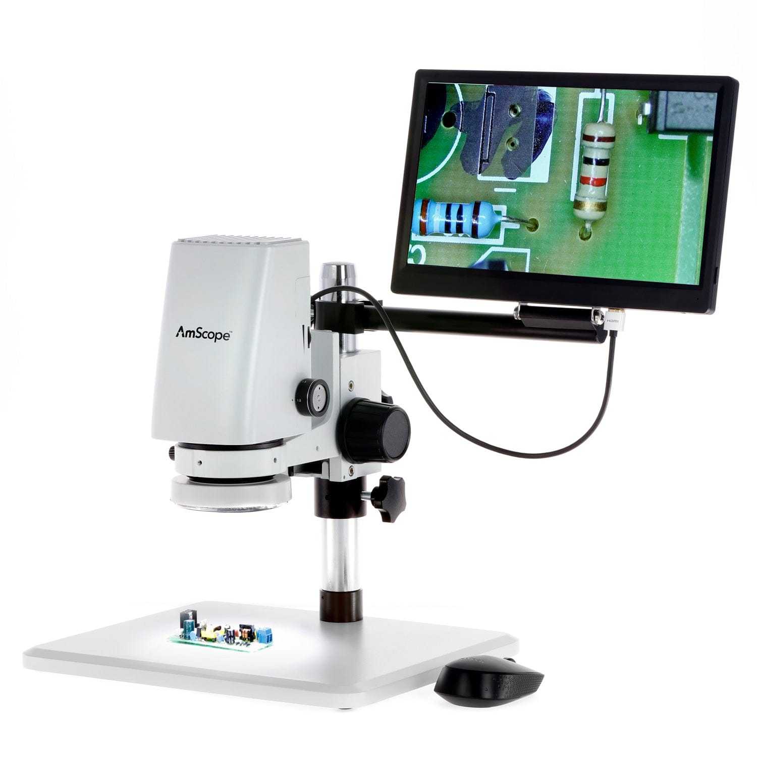 amscope-dm750-digital-mikroskop-11-6-zoll-monitor-5x-zoom-hdmi image 1
