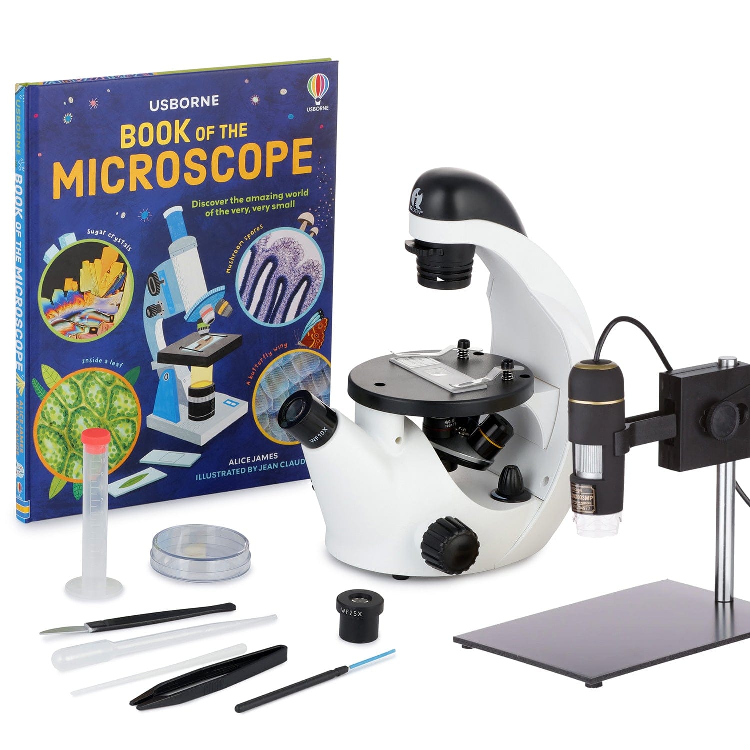 amscope-in50c-sch-lermikroskop-40x-500x-led-usb-set image 1