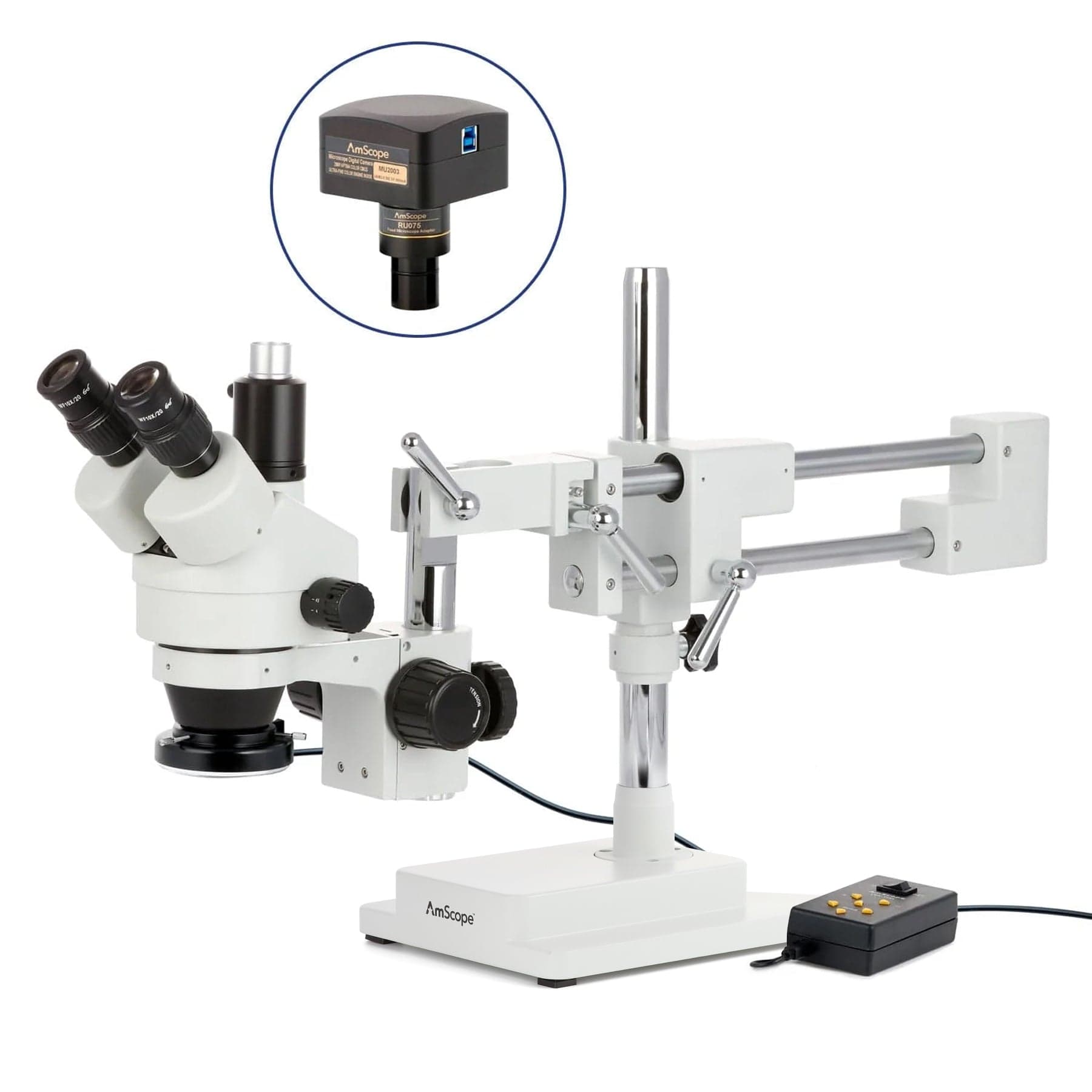 amscope-sm-4-stereomikroskop-7x-45x-trinokular-doppelarm-led image 4