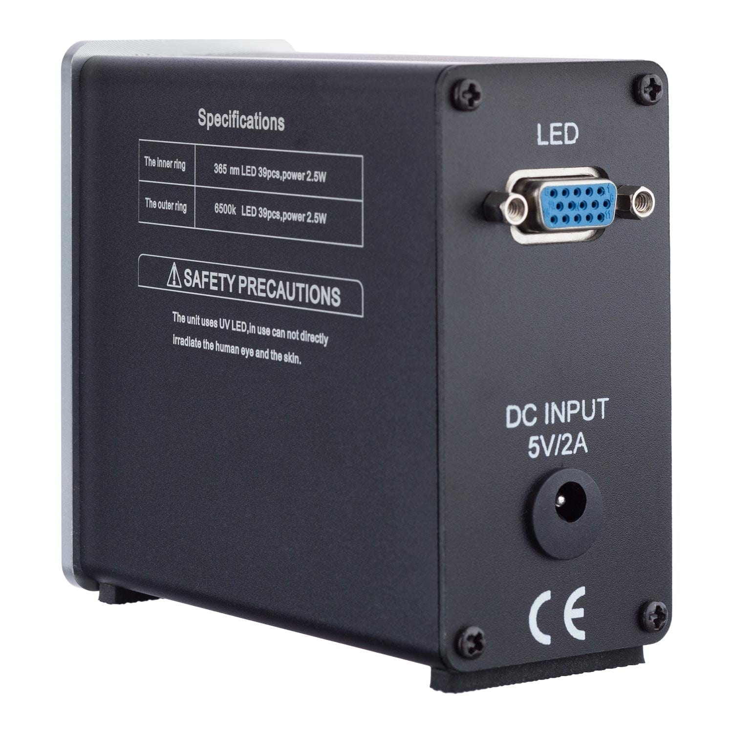 amscope-led-5wuv-ringlicht-wei-licht-uv-365nm-48mm image 2