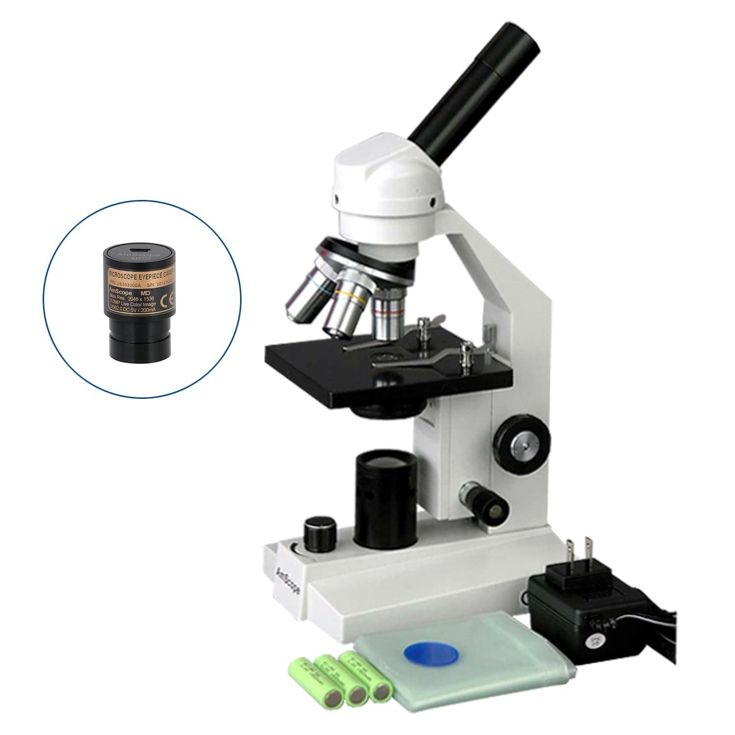 amscope-m200-sch-lermikroskop-40x-400x-monokular-led image 2