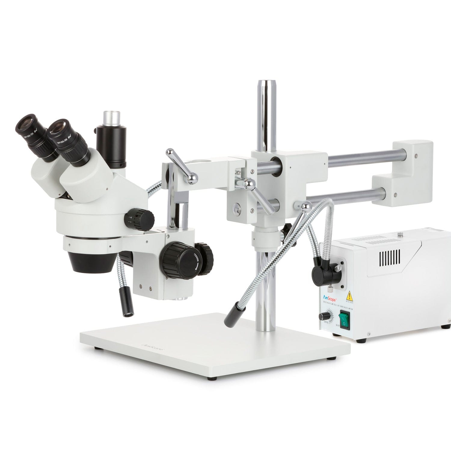amscope-sm-4-stereomikroskop-7x-45x-boomstativ-halogen image 1