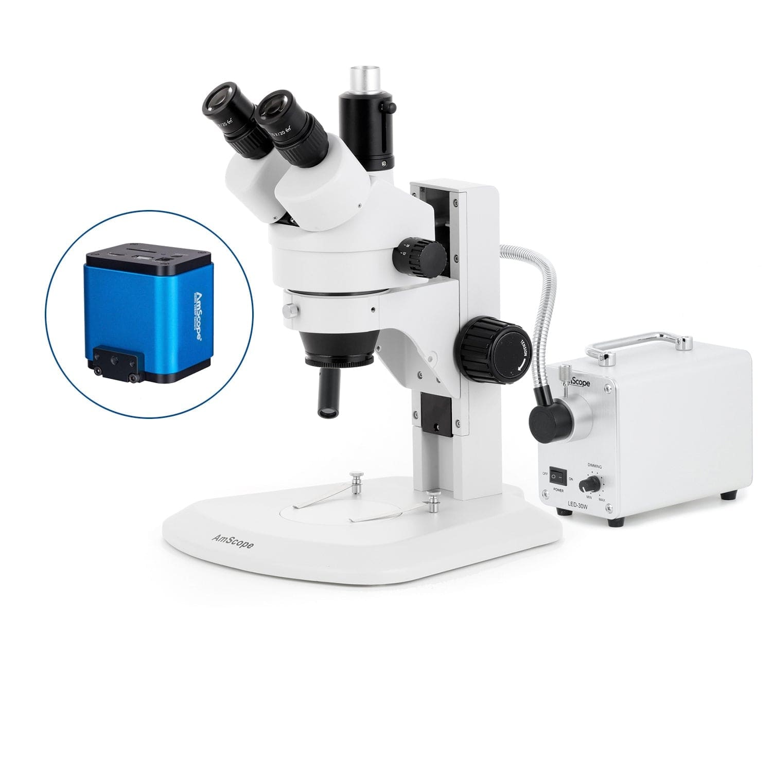 amscope-sm-1-stereomikroskop-7x-45x-hdmi-schwanenhals-stativ image 3