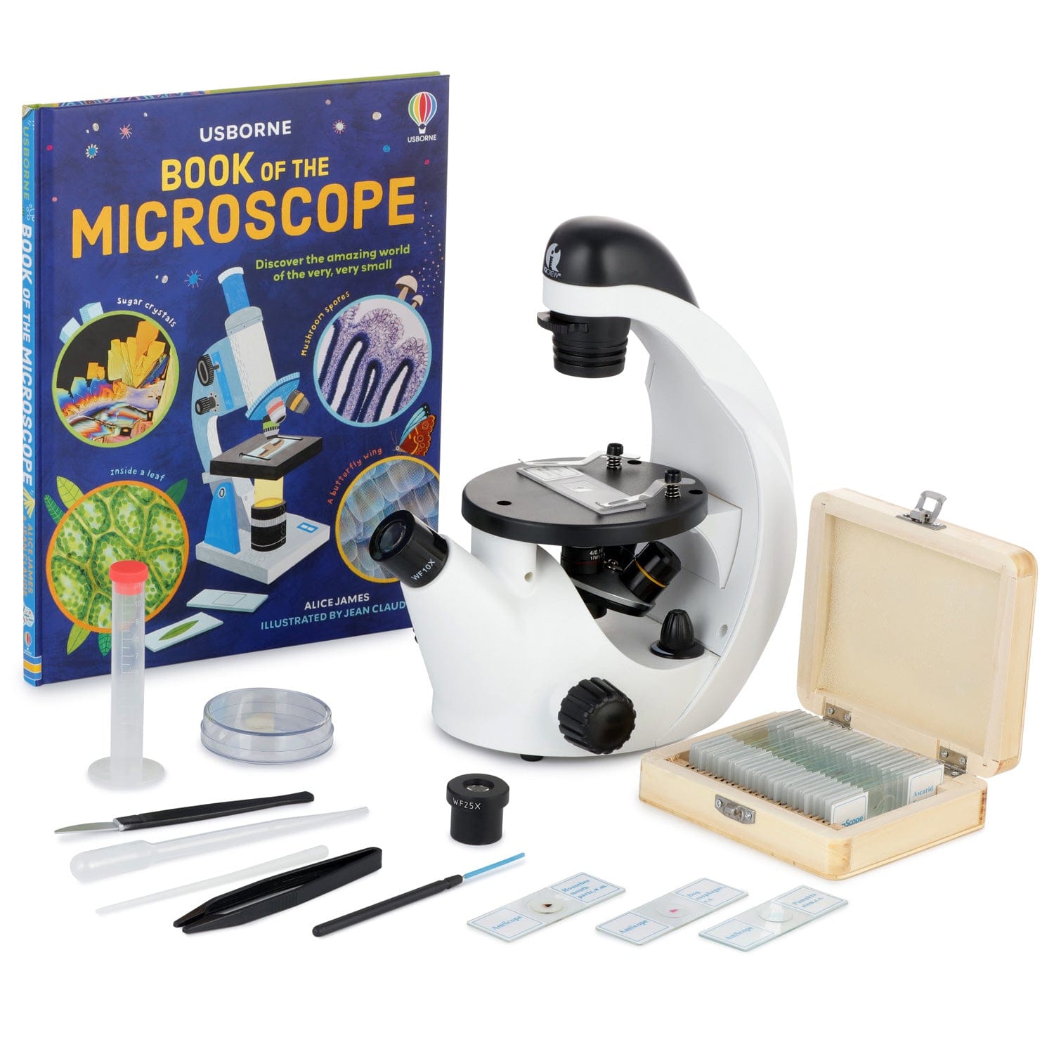 amscope-student-in50c-ps25-wm-sch-lermikroskop-ohne-kamera-led image 1