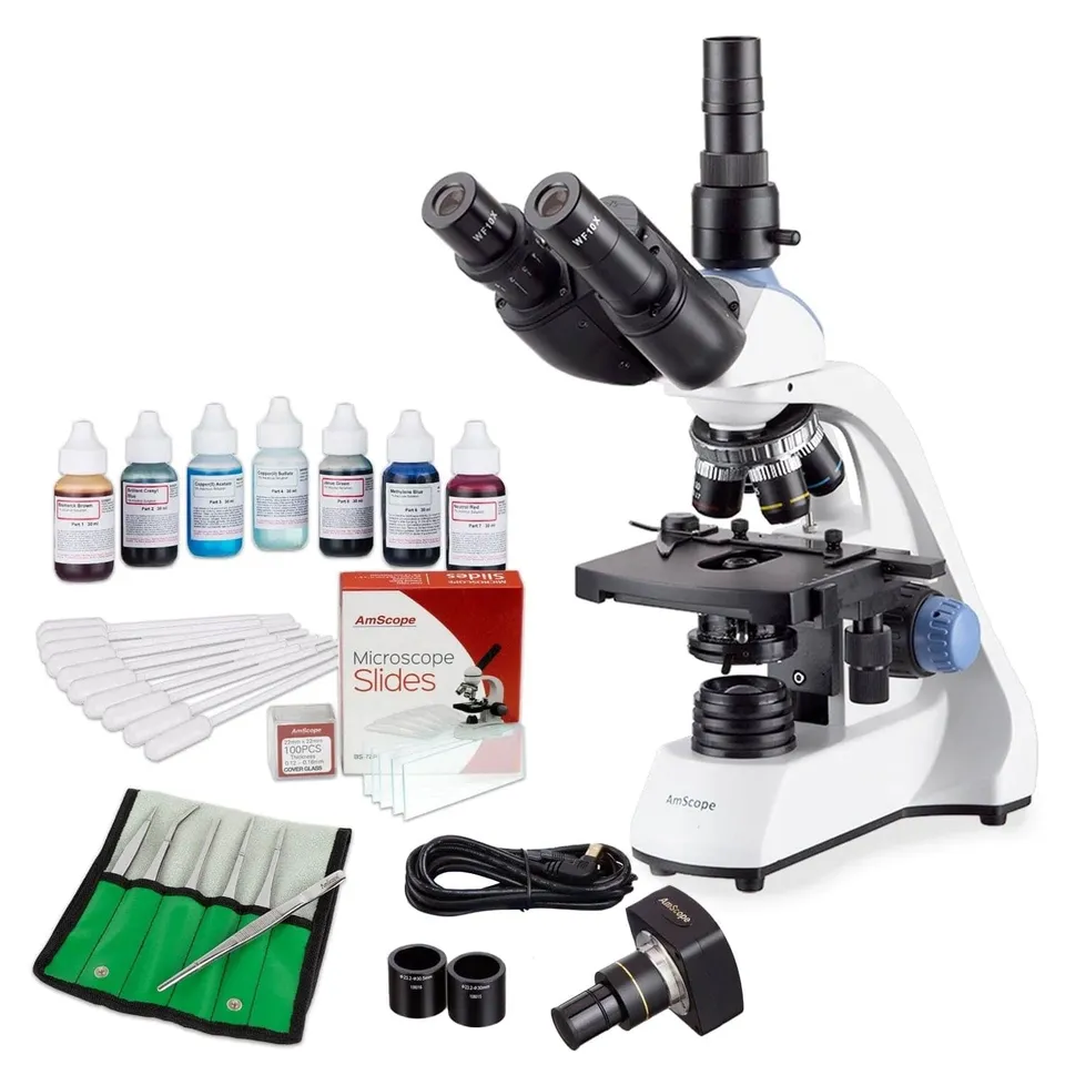 amscope-t250c-trinokular-mikroskop-2500x-led-mit-5mp-kamera image 1