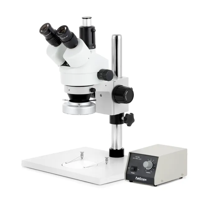 amscope-sm-1-stereomikroskop-7x-45x-80-led-s-ulenstativ image 1