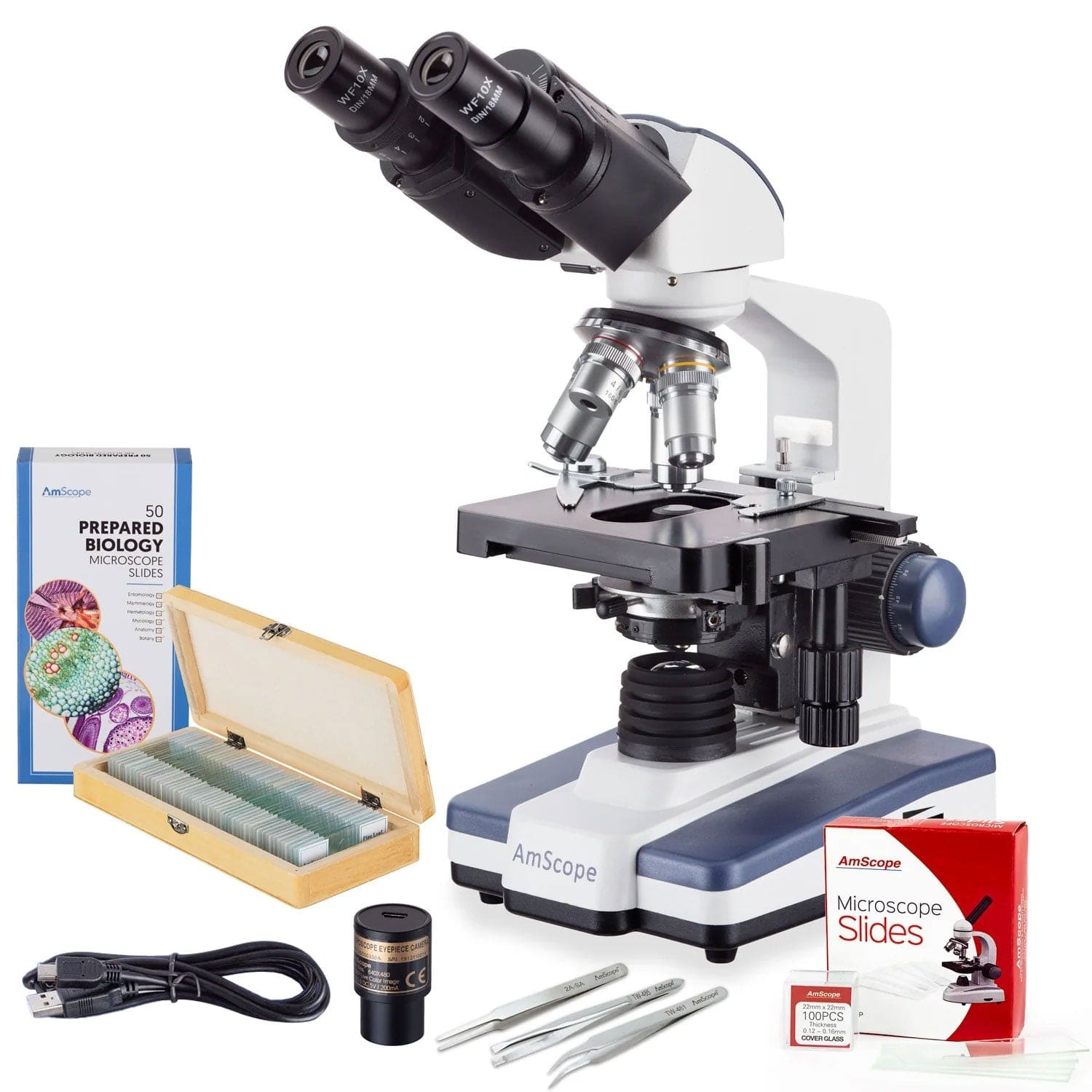 amscope-vb-b120c-pro-biologiemikroskop-2500x-5mp-kamera image 1