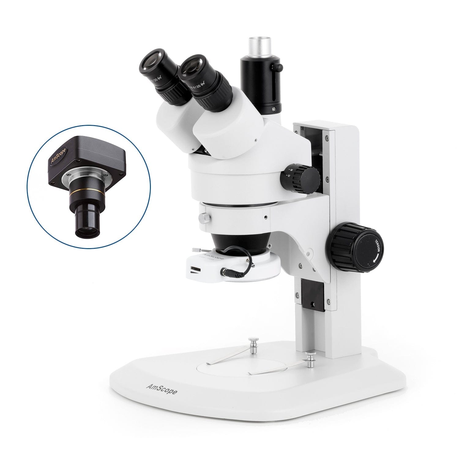 amscope-sm-1-stereomikroskop-7x-45x-track-stand-144-led image 2