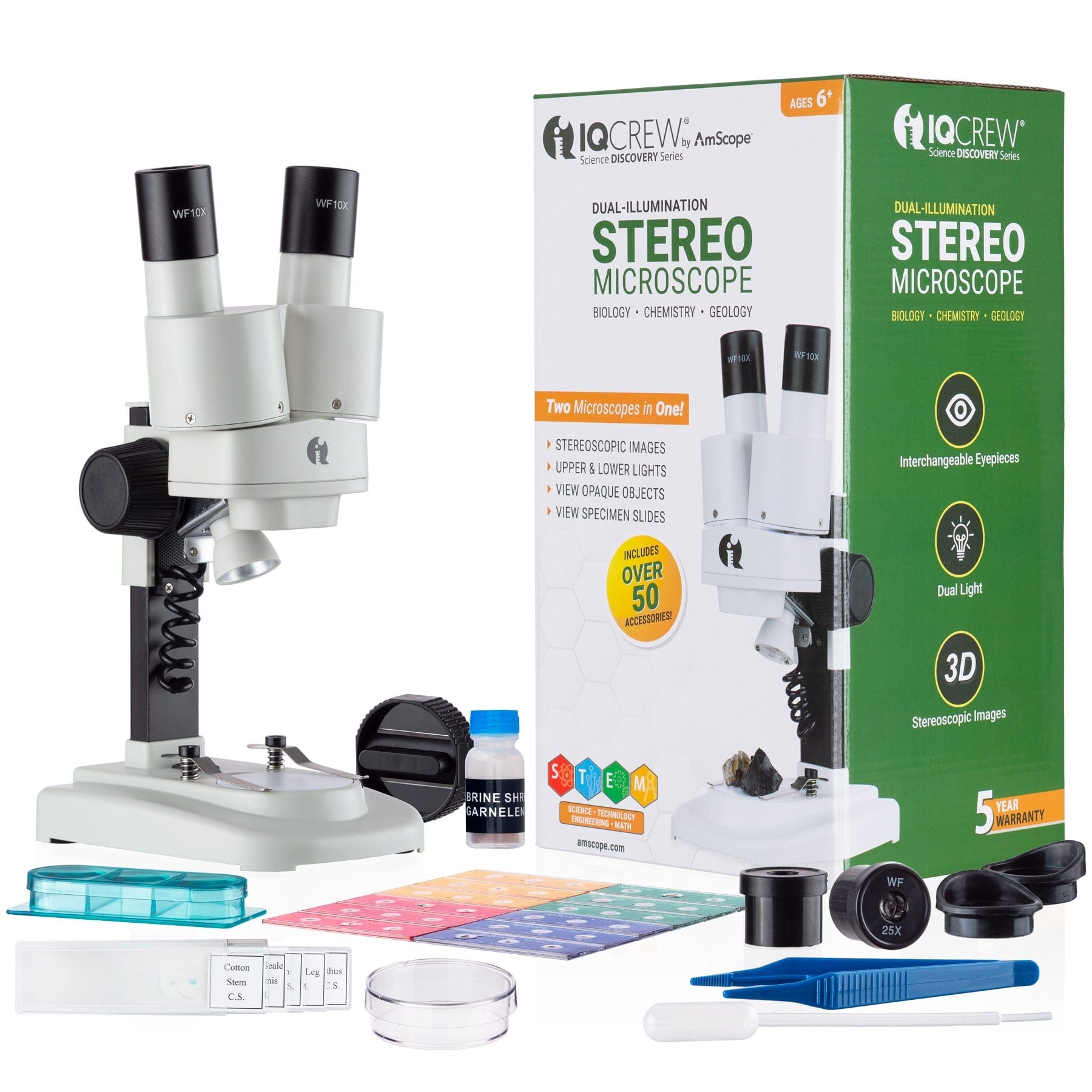 amscope-se102z-kt1-stereomikroskop-20x-50x-led-set image 1