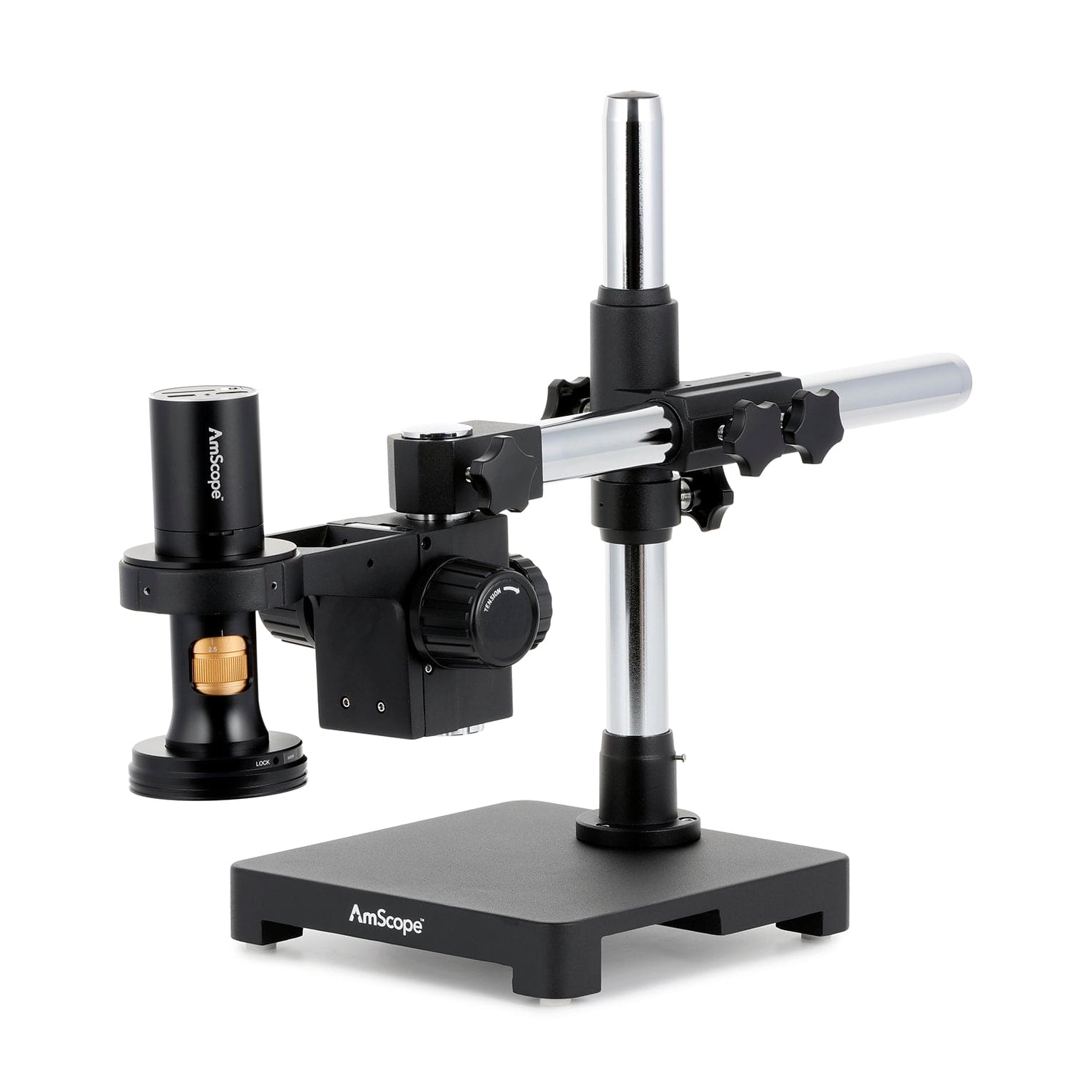 amscope-dm756-digitalmikroskop-0-7x-5-6x-hdmi-mit-boom-stativ image 1