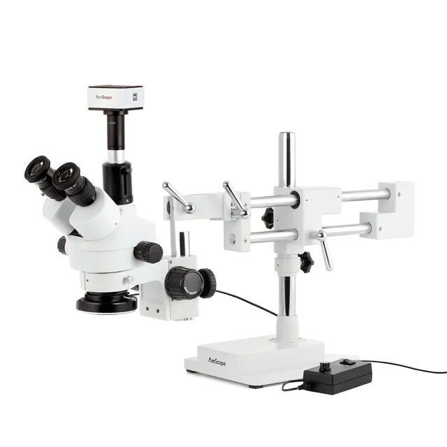 amscope-sm-4tz-144-5mt-stereo-mikroskop-3-5x-90x-5mp-boom image 1