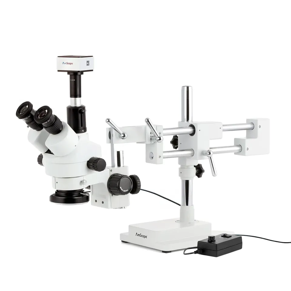 amscope-sm-4tz-144-5mt-stereo-mikroskop-3-5x-90x-5mp-boom image 1